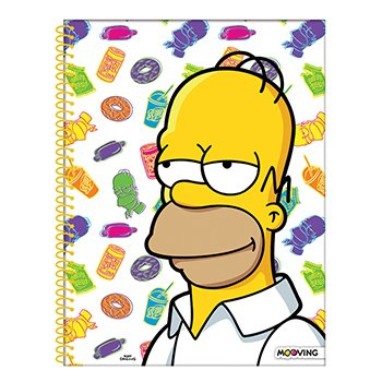 Cuaderno Simpson 29.7 X 80 Hjs rayadas