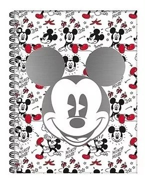 Cuaderno Mickey Mouse A4 Tapa Dura 120 Hjs Rayadas