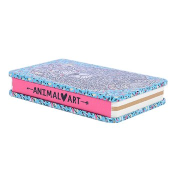 Cuaderno Animal Art A6 Cover Metallic