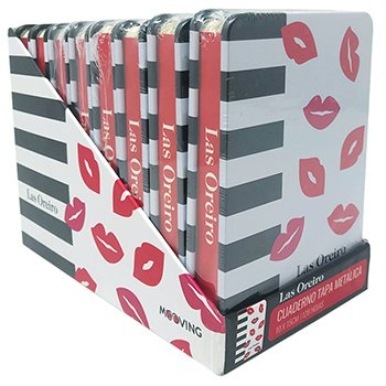 Cuaderno Las Oreiro A6 Cover Metallic