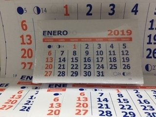 Calendario Mensual Nº 12 12 Ml