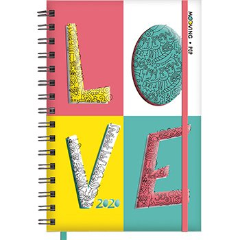 AGENDA MOOVING 10 X 15 POP 2 DIAS POR PAGINA