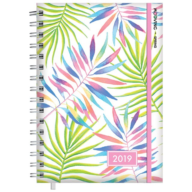 Agenda Mooving 10 X 15 Spring Pagina Por Dia