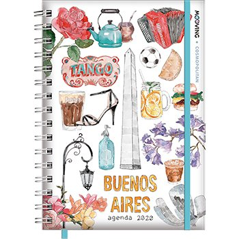 Agenda Mooving 15 X 21 Cosmopolitan Semana A La Vista