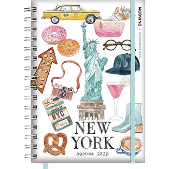 Agenda Mooving 15 X 21 Cosmopolitan Pagina Por Dia