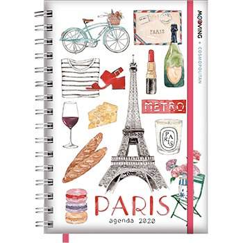 Agenda Mooving 15 X 21 Cosmopolitan Pagina Por Dia