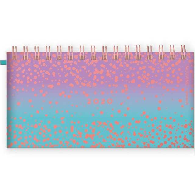 Agenda Mooving Pocket Espiralada sparkle