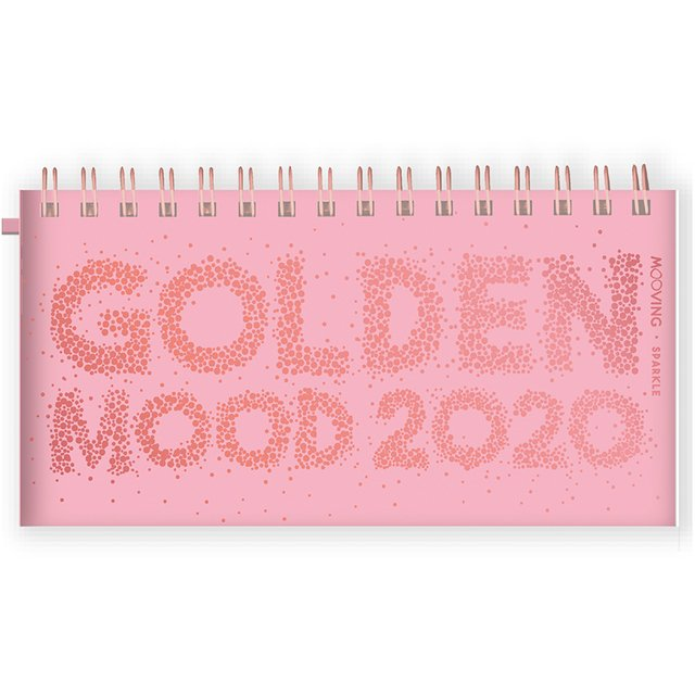 Agenda Mooving Pocket Espiralada sparkle
