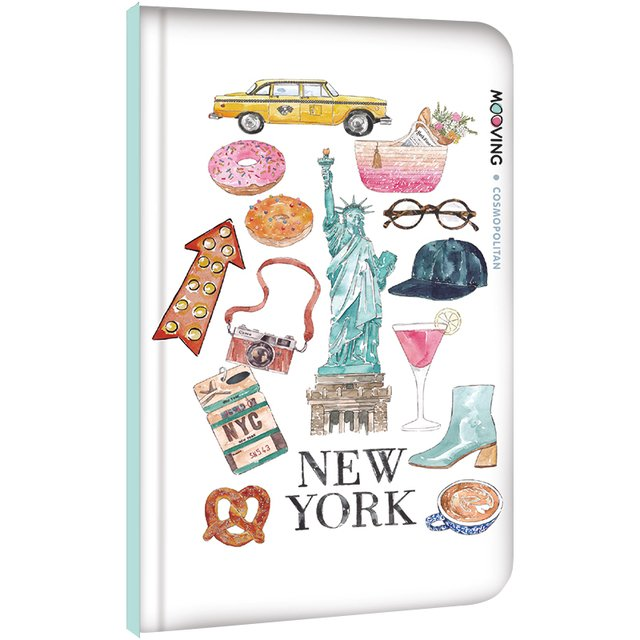 Libreta Cosmopolitan 10 X 14 cm Mooving
