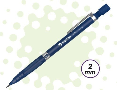 Portaminas 2 Mm Pizzini 1470 Retractil