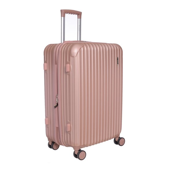 Valija Amayra Rigida Rosa Oro 24"