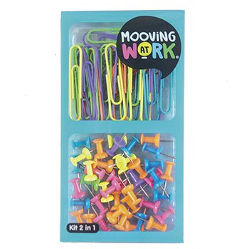 Kit Mooving Clips/chinche galera 2 En 1 Blue