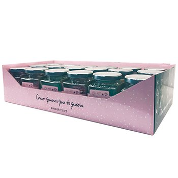 Clips Como Quieres Que Te Quiera Frasco 33 Mm 120 Unidades