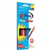 Pinturitas Pax Hexacolor Bicolor X 12