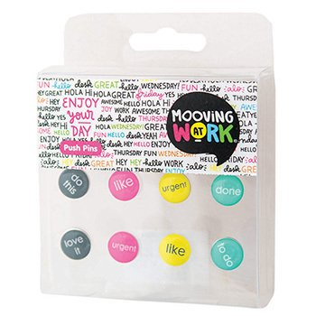 Chinche Mooving Push Pins X 9 Palabras