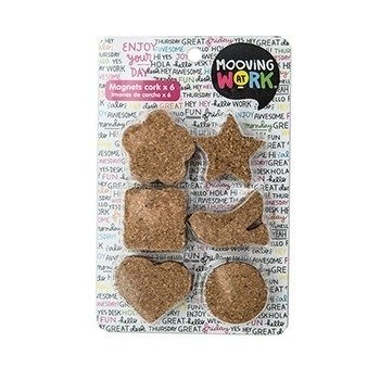 Imanes Cork Shapes X 6 U.