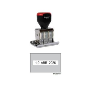 Sello Fechador Manual Placa Rectangular Traxx