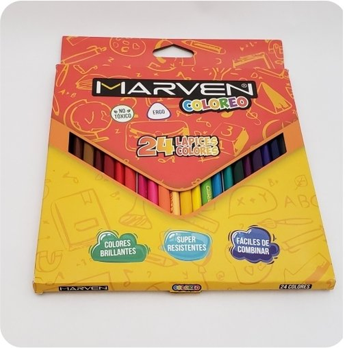 Pinturitas Marven X 24 Largas