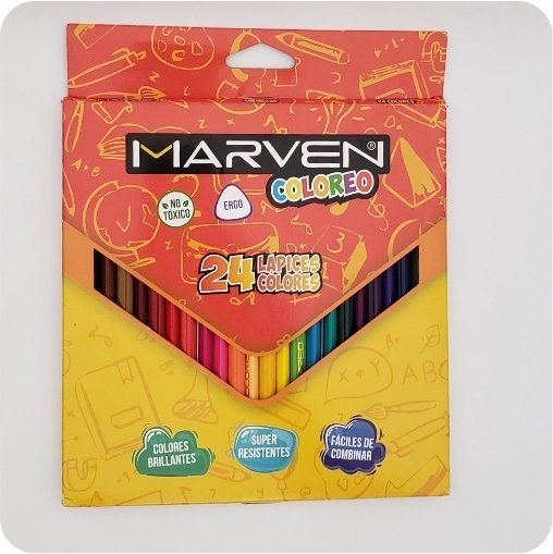 Pinturitas Marven X 24 Largas