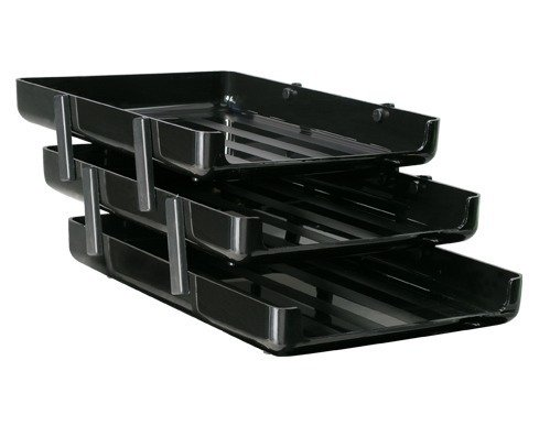 Bandeja Pizzini Oficio Plastica 3 Pisos A Bisagra