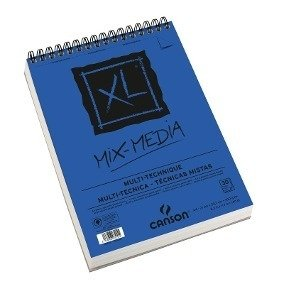 Block Canson Xl Mix Media 300 Grs A4 30 H C/Espiral (Acrilico)