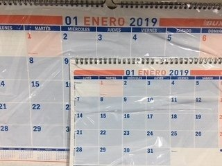 Calendario Mensual 17 Ml