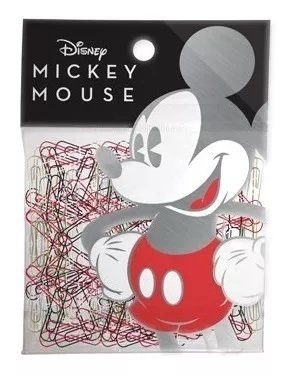 Clips Mickey Mouse 33 Mm X 60 Unidades