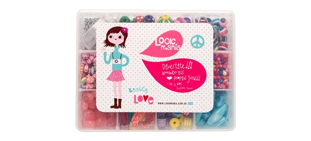 Mostacillas Look Mania Caja Full Arma Tus Llaveros (Look 44)