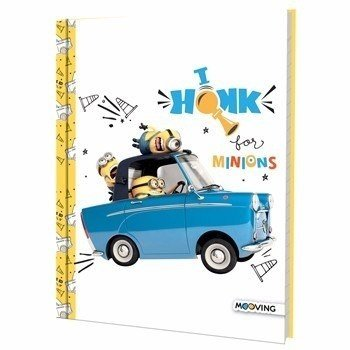 Cuaderno Minions 16 X 21 Tapa Dura 48 Hojas rayadas