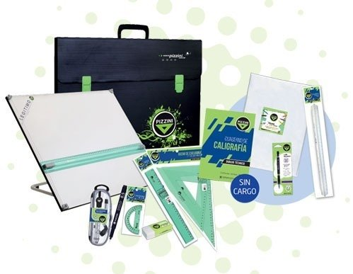 Kit Pizzini Tecnico Inicial 1   Con Tablero 40 X 50 6 Posiciones