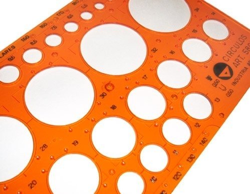 Plantilla Pizzini 5801 Circulos 1 A 34 M