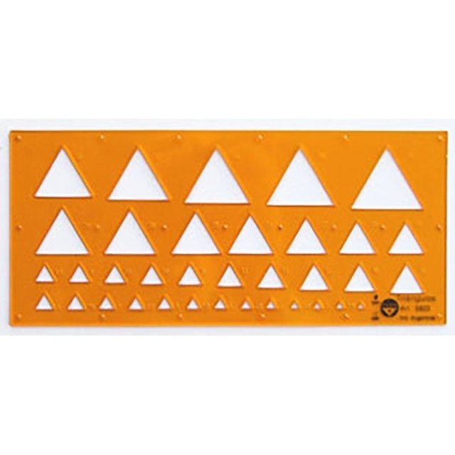 Plantilla Pizzini 5803 Triangulos