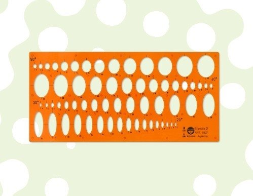 Plantilla Pizzini 5807 Elipses 2