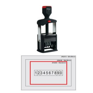 Sello Numerador Automatico Placa 32 X 46 Traxx 6306 con Texto
