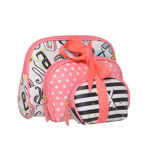 Set Portacosmeticos X 3 Amayra Multicolor 67 11022