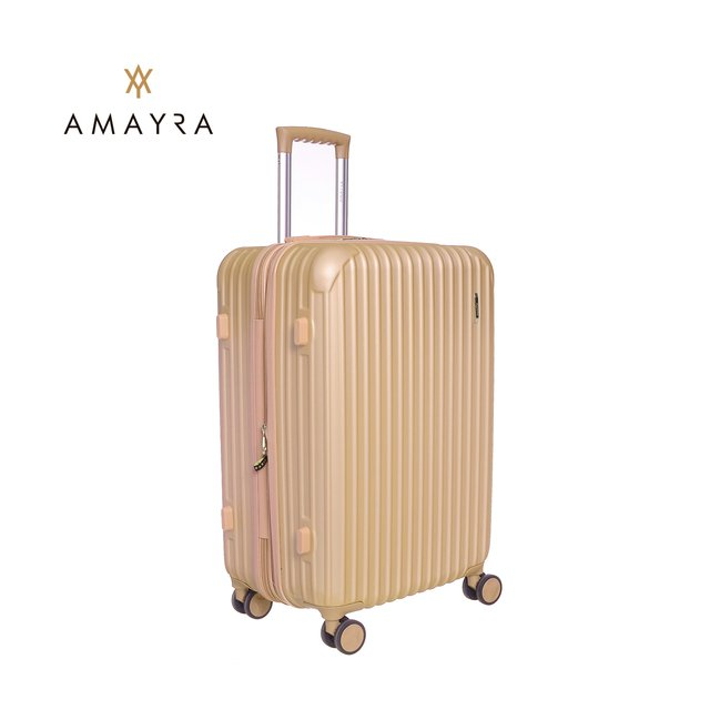 Valija Amayra Rigida Dorada Set X 2 (24" Y 20")