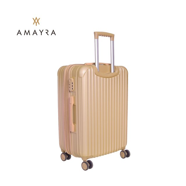 Valija Amayra Rigida Dorada Set X 2 (24" Y 20")
