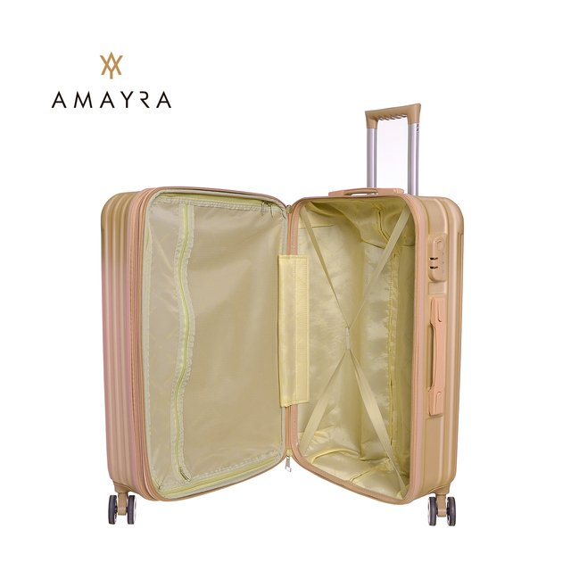 Valija Amayra Rigida Dorada 20" Cabina