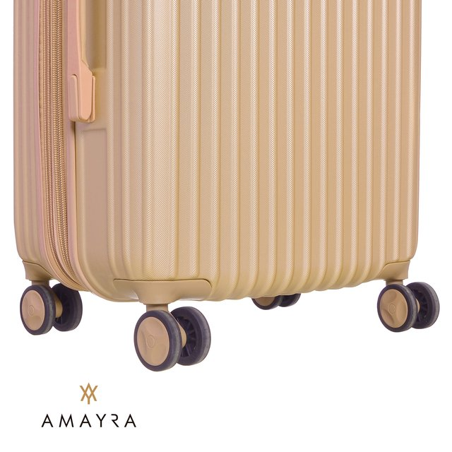 Valija Amayra Rigida Dorada 20" Cabina