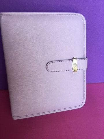 Agenda Edcan Nº7 711 P Símil Cuero Pastel, Presilla De Cuero Y Pasador Metálico