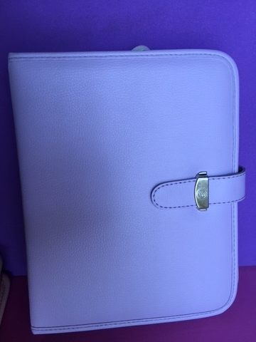 Agenda Edcan Nº8 811 P Semanal Símil Cuero Pastel, Presilla De Cuero Y Pasador Metálico