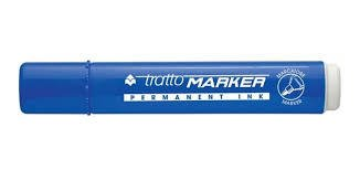 Marcador Pax Permanente Azul PUNTA REDONDA