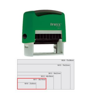 Sello Automatico 15 X 40 Traxx 9011 Con Texto