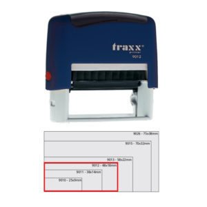 Sello Automatico 18 X 48 Traxx 9012 Con Texto