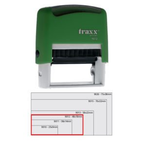 Sello Automatico 18 X 48 Traxx 9012 Con Texto