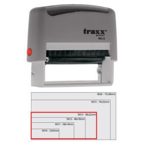 Sello Automatico 22 X 58 Traxx 9013 Con Texto