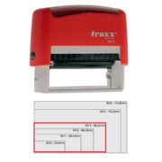 Sello Automatico 22 X 58 Traxx 9013 Con Texto