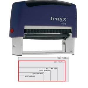 Sello Automatico 30 X 70 Traxx 9015 Con Texto