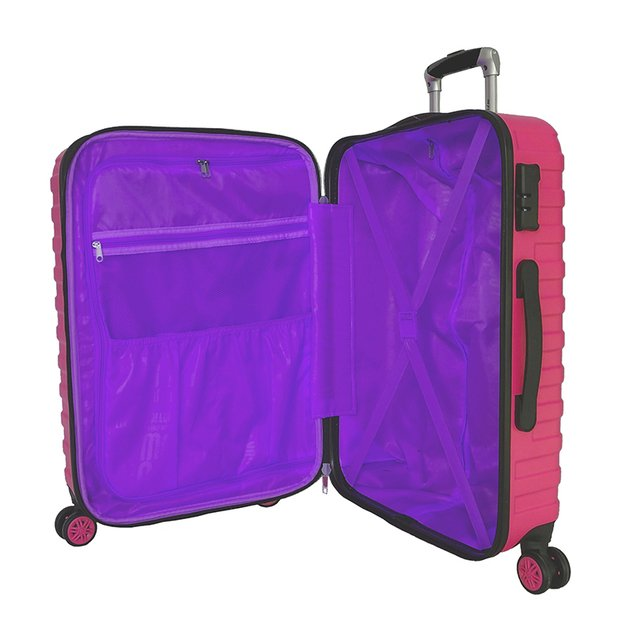 Valija Look At Me Fucsia Mediana 24"