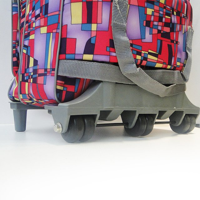 Mochila Ls&D con Carro 18" Estampado Nena 94.978.2